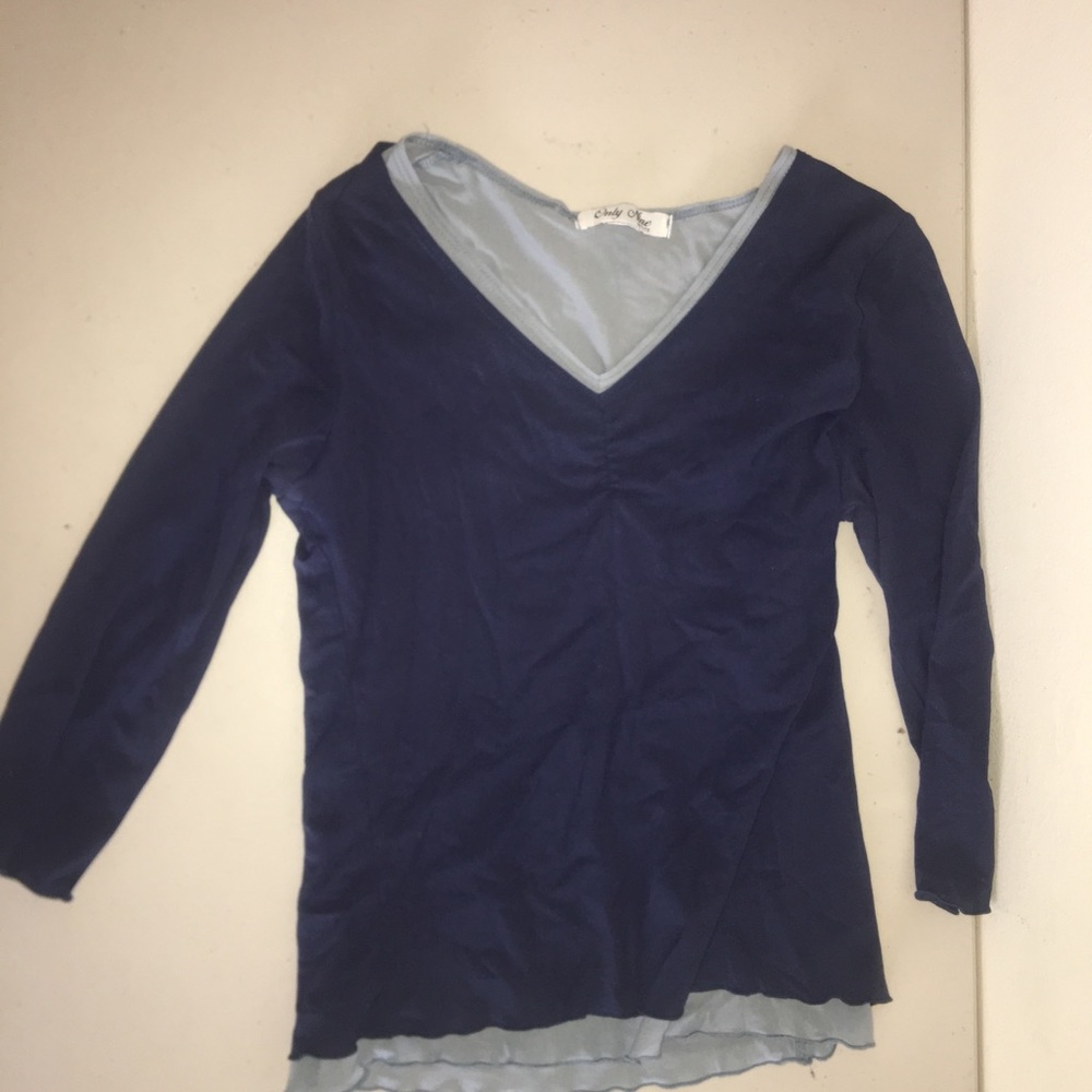 Navy blue women’s blouse